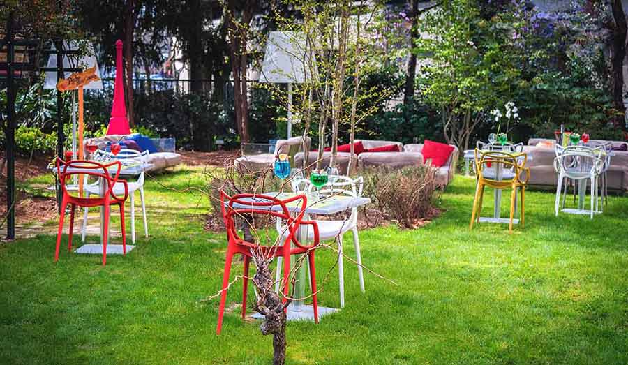 Un espace convivial du Restauarnt Le Jardin Paris 15ème