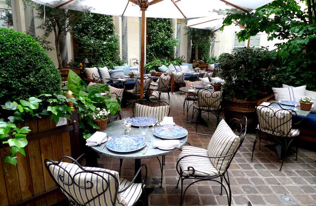 La terrasse du Restaurant Ralph's Ralph Lauren Paris 6ème Saint-Germain-des-Prés