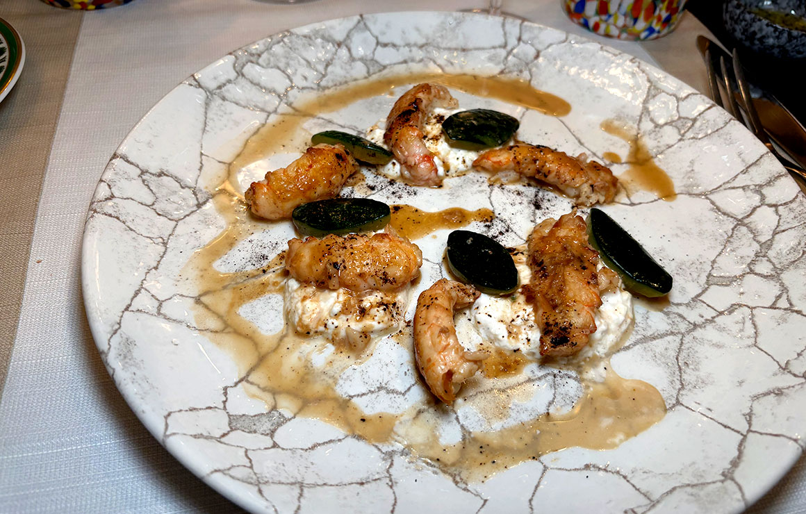 Tosca Langoustines au Marsala 