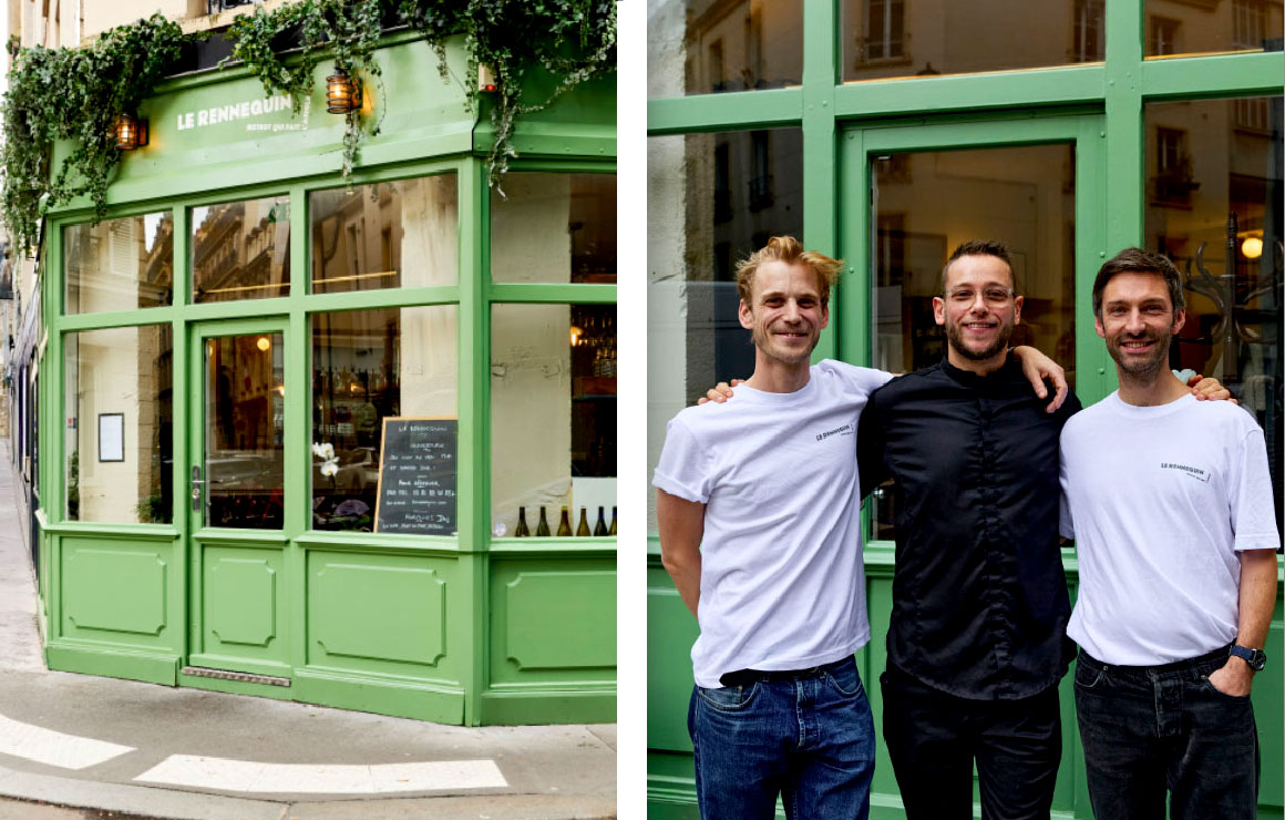 L'équipe du restaurant Le Rennequin