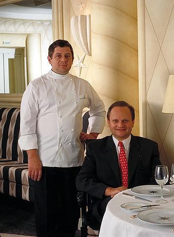 Eric Lecerf et Joël Robuchon