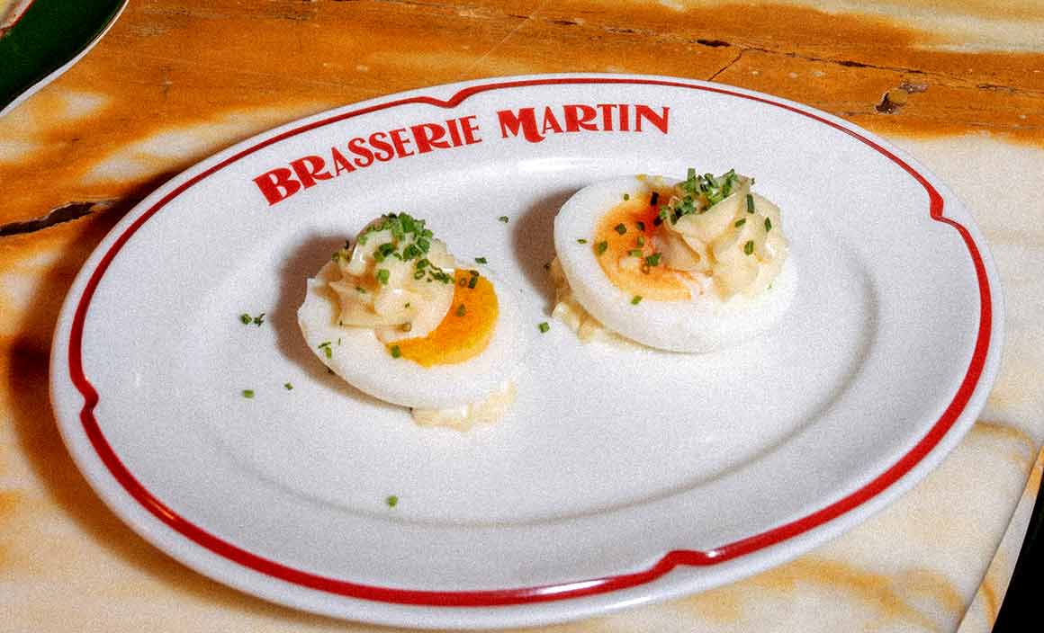 Brasserie Martin oeuf mayonnaise