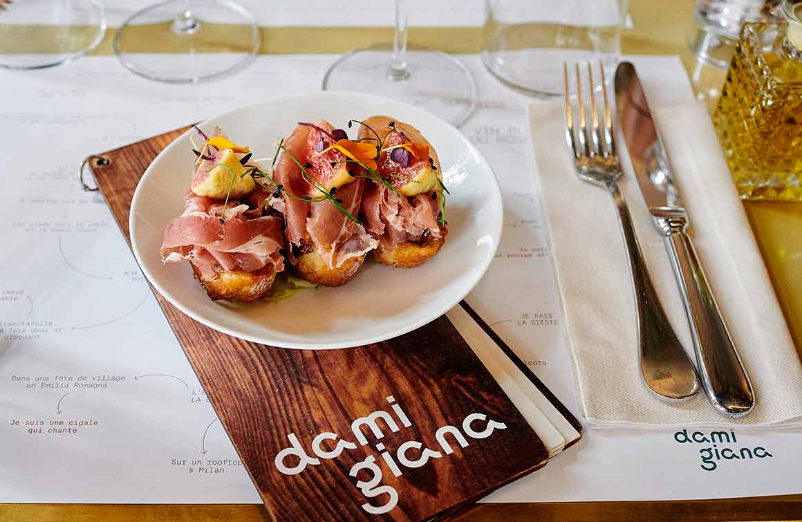 Restaurant Damigiana crostini