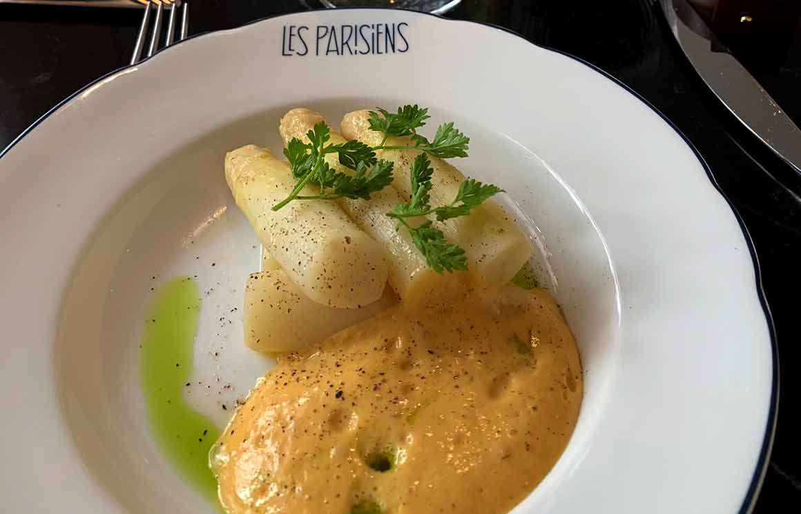 Restaurant Les Parisiens asperges