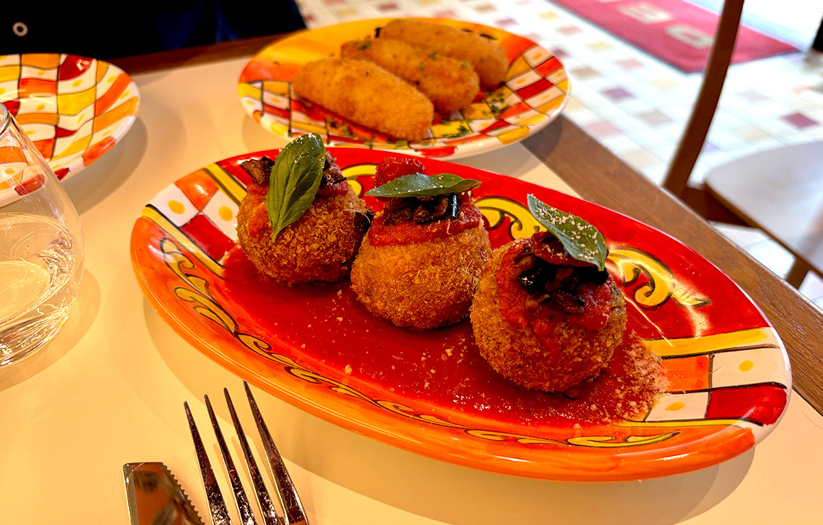 Arancini et Chrocce