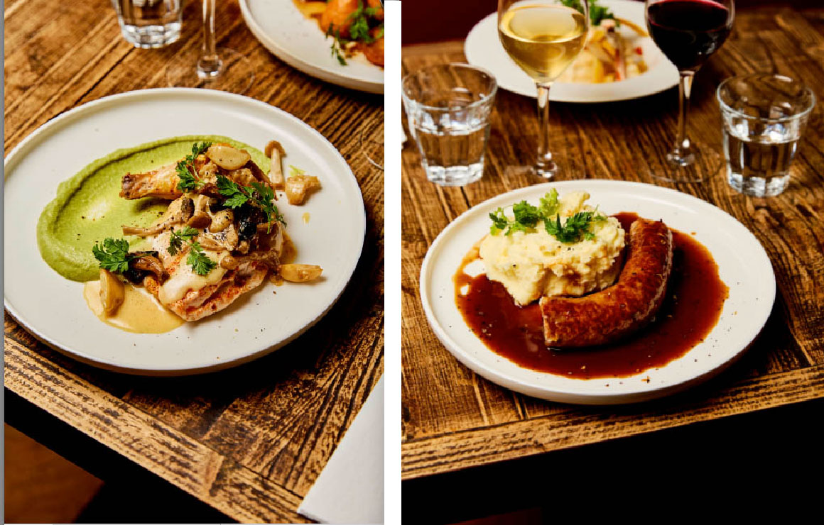 Plats du restaurant Le Rennequin