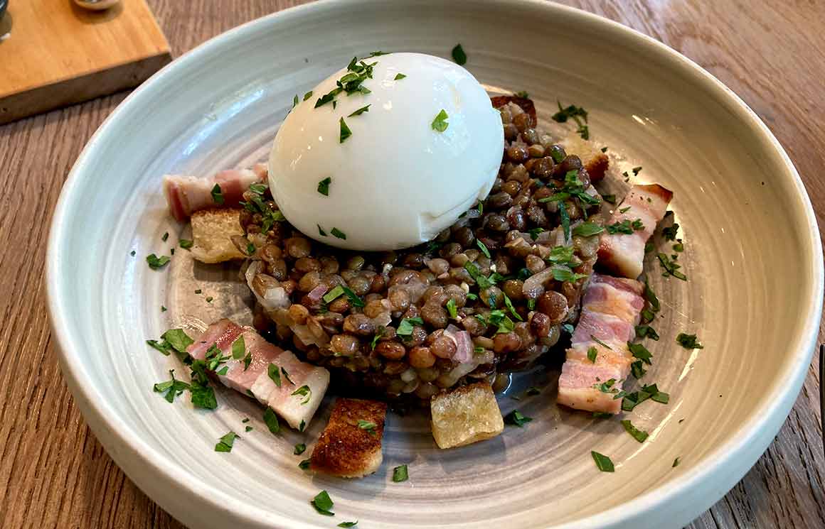 Le Sancerre salade de lentilles