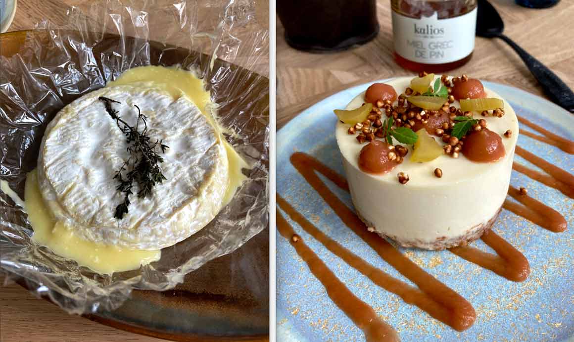 Les Hamptons Grill Camembert et Cheesecake