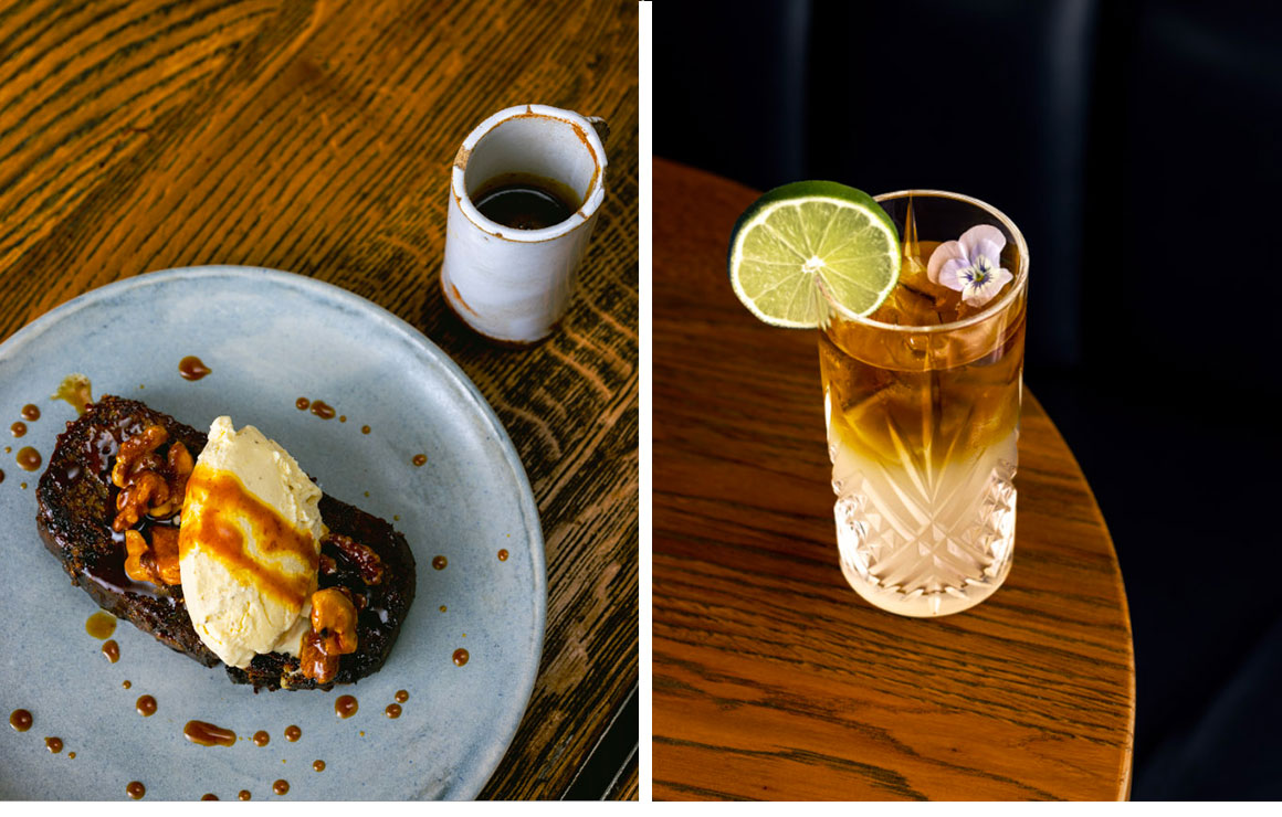 Cake perdu rhum et cocktail