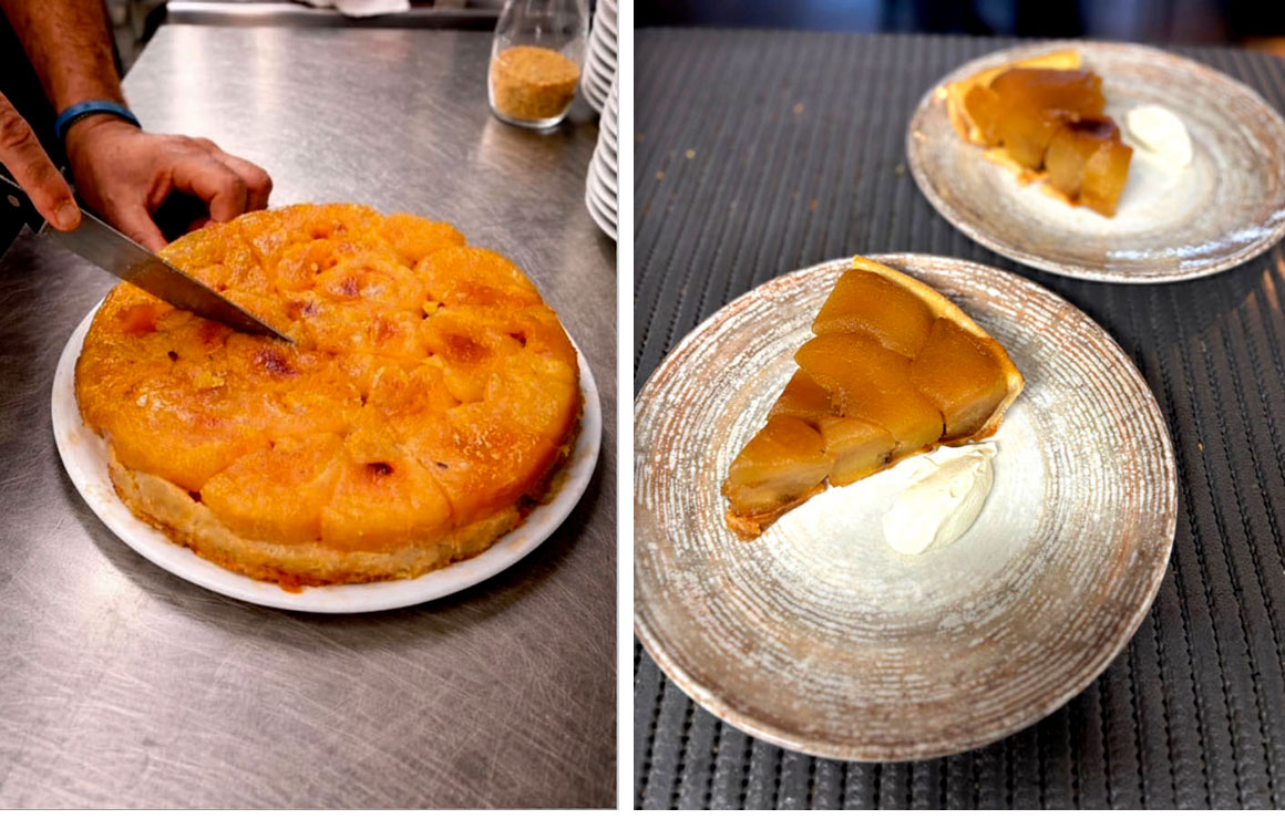 Le Petit Champerret tarte Tatin