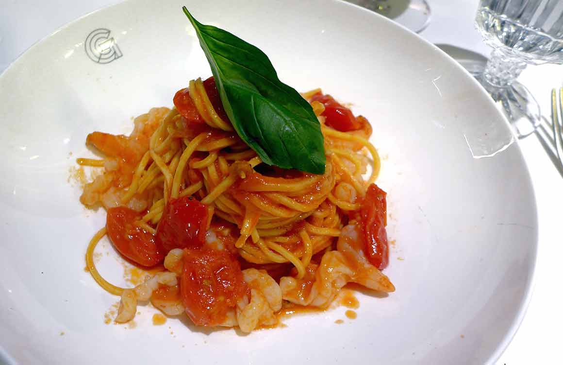 Restaurant Giuse spaghetti gambas