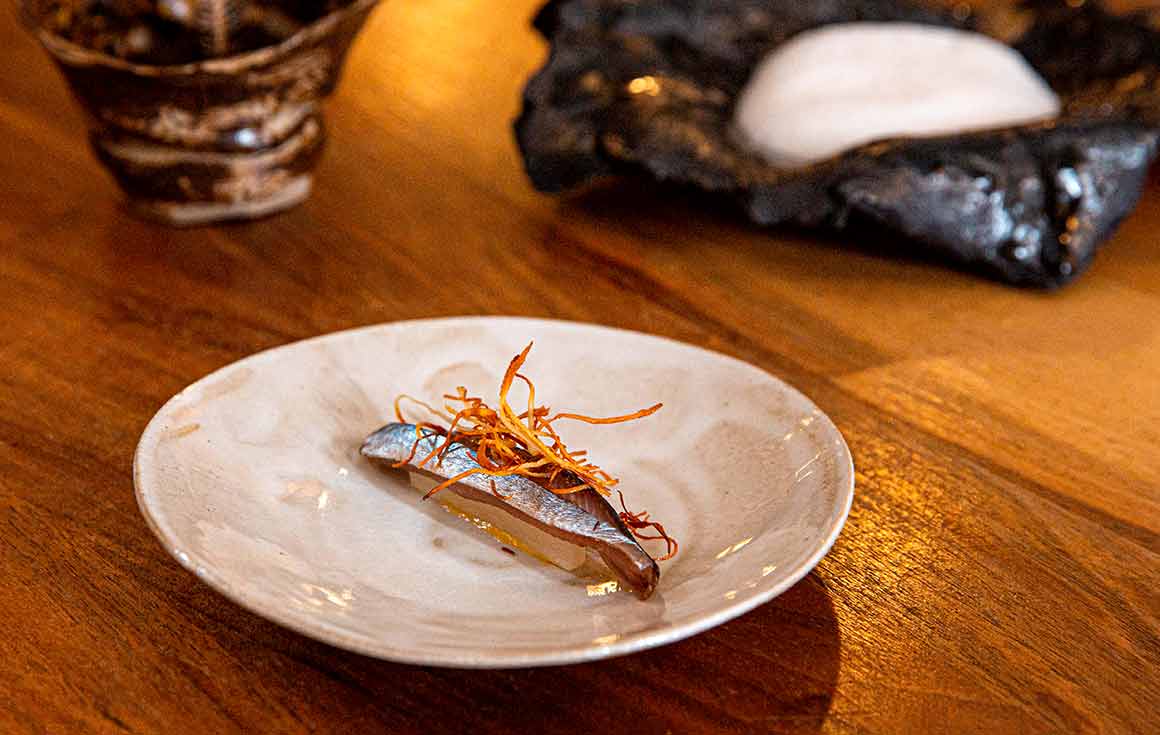 Restaurant Accents sardines salsifis