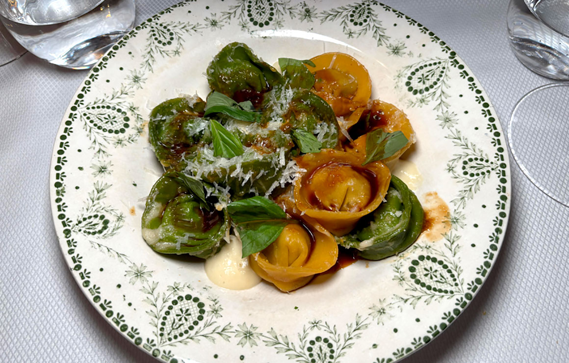 Restaurant Petrus Ravioles de légumes 