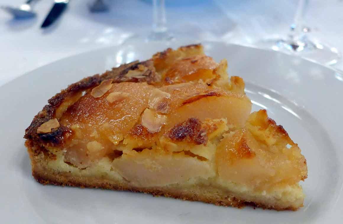 Bistrot de Paris, tarte aux poires