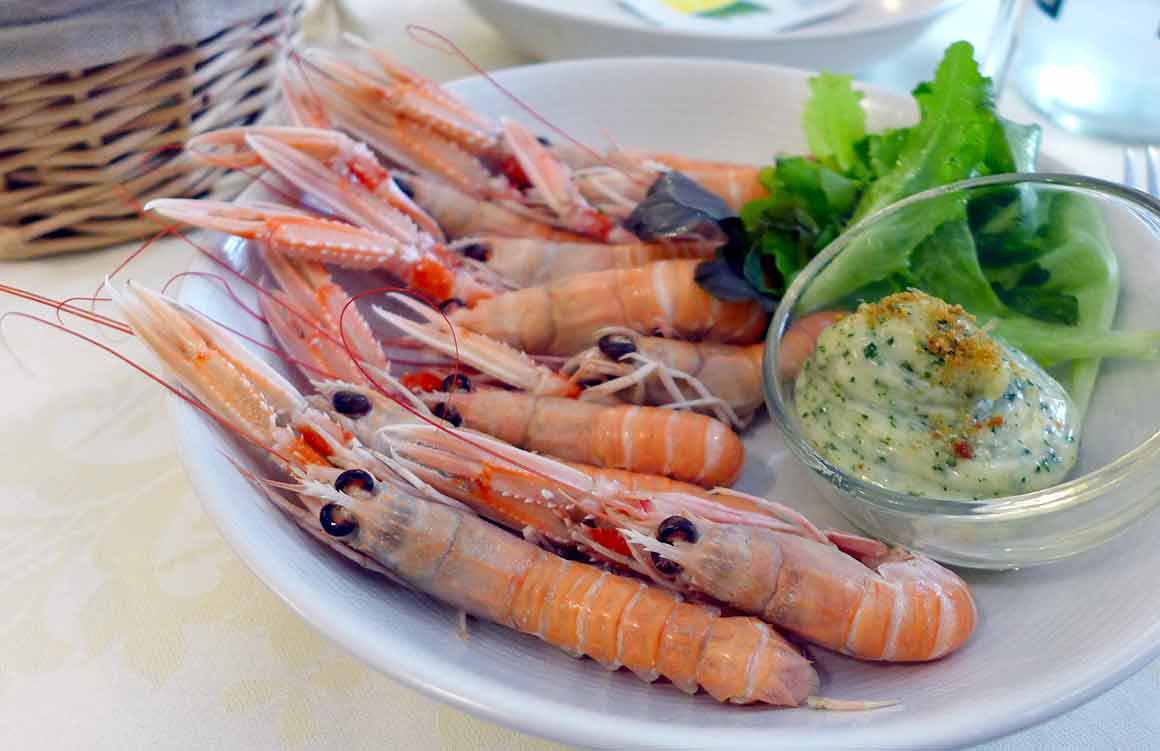 La Sirène de Lorette langoustines et aïoli