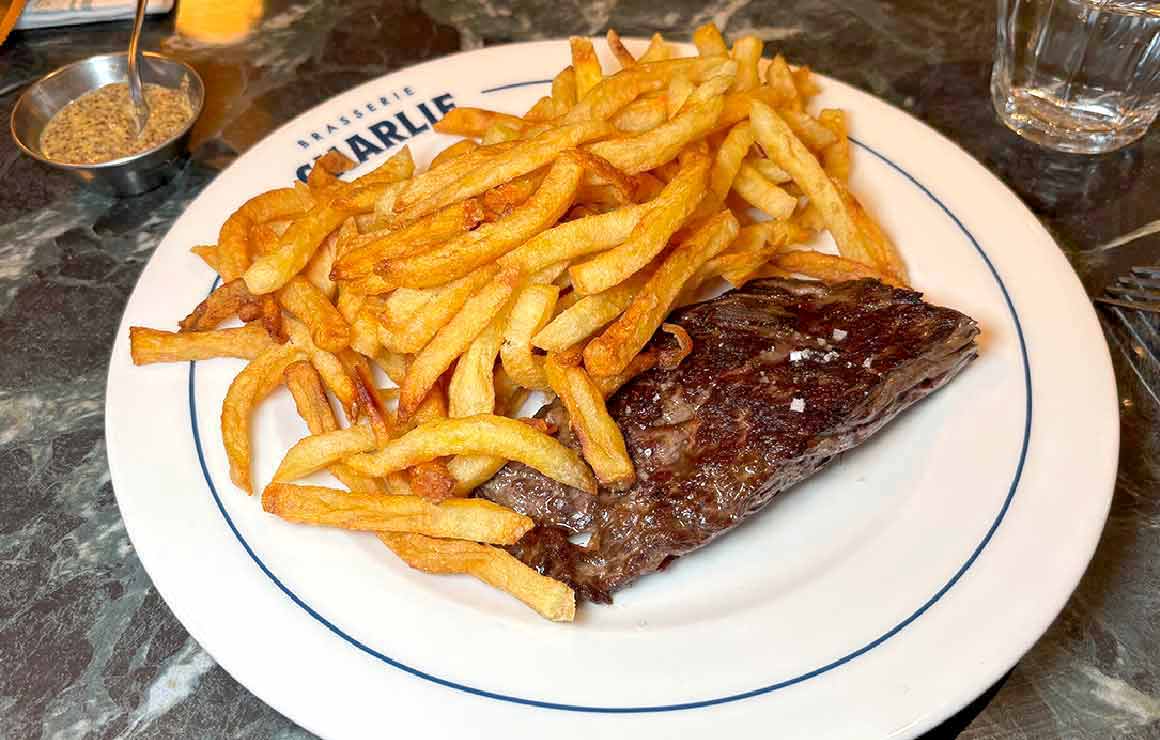 Brasserie Charlie bavette et frites