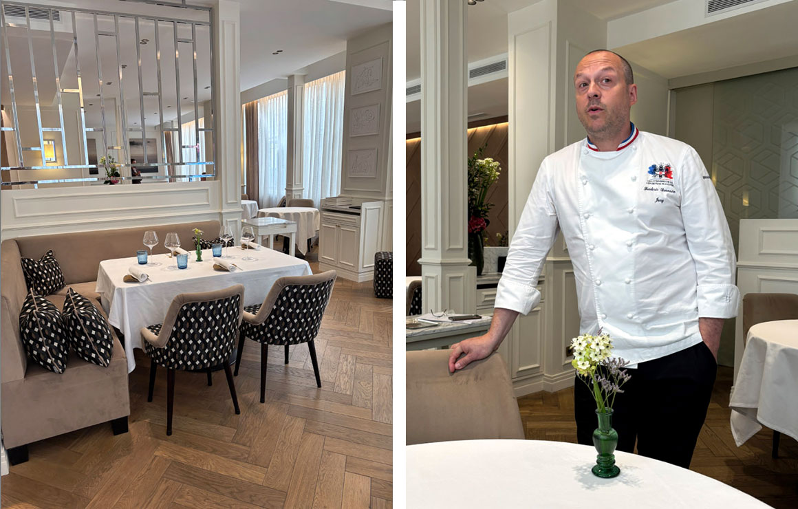 Le chef Frédéric Simonin