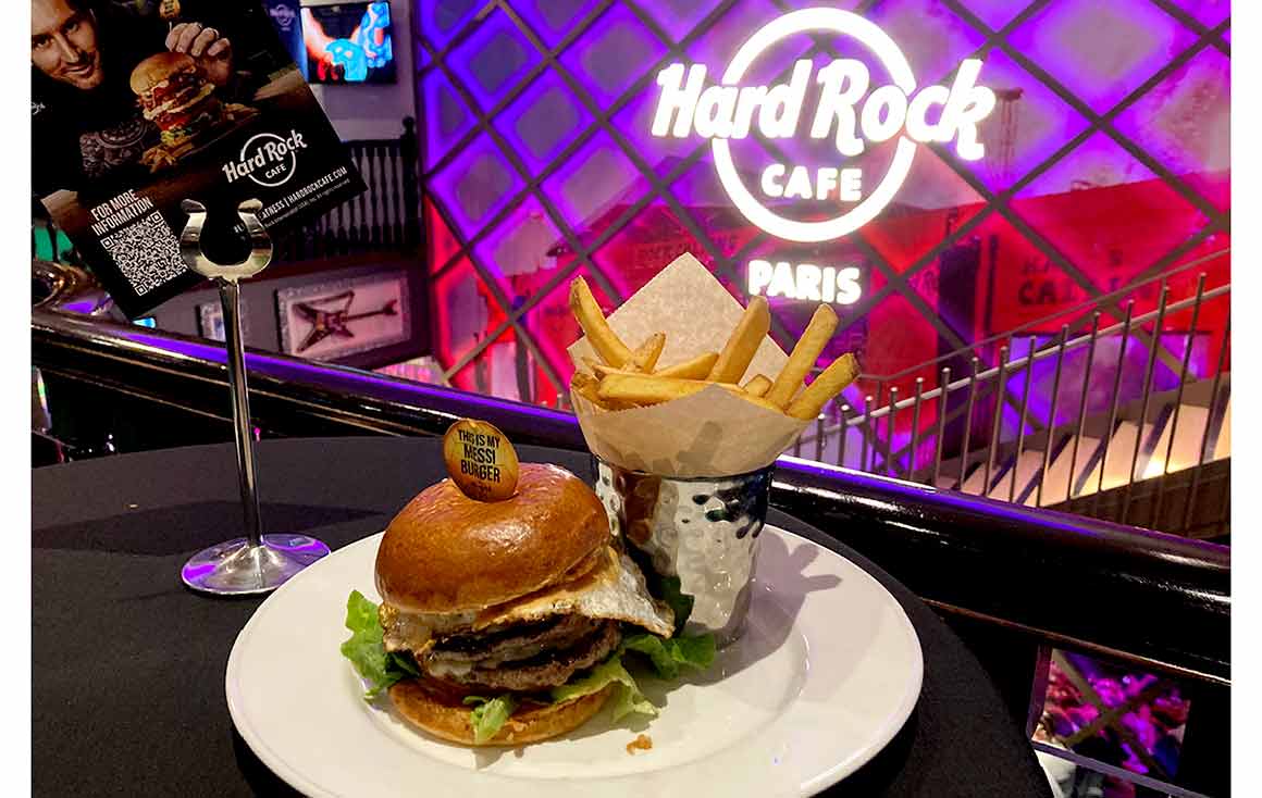 Hard Rock Café Messi Burger