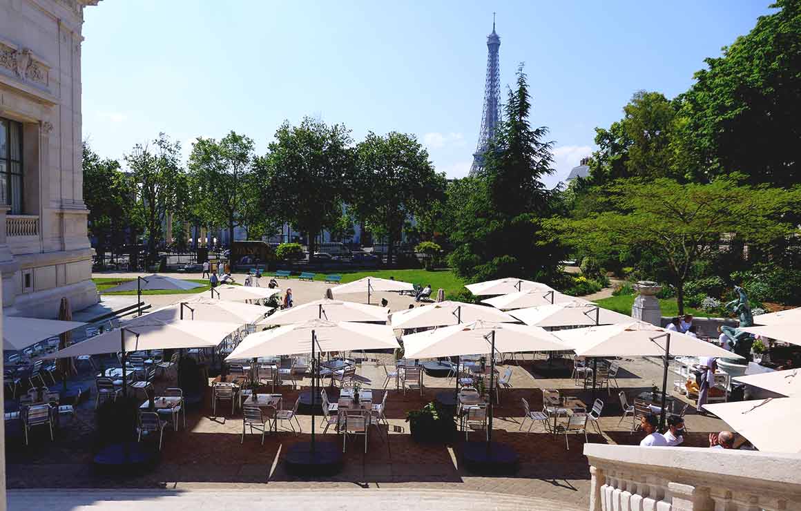 Restaurant Les Petites Mains, la terrasse