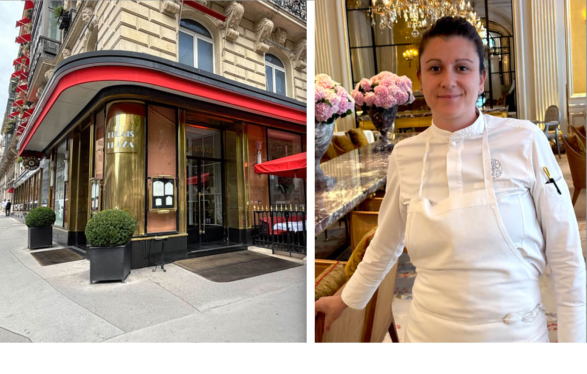 La cheffe Victoria Boller du Relais Plaza