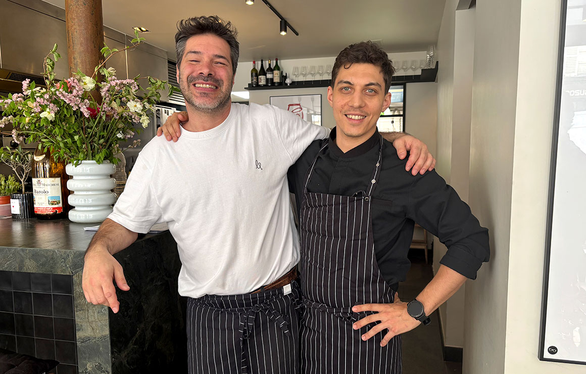 Emanuele et le chef Roberto Cubeta