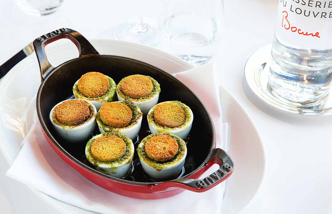 Brasserie du Louvre Bocuse escargots