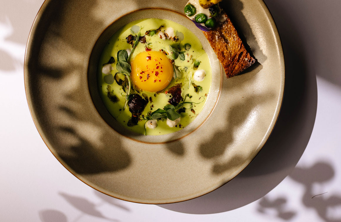 Restaurant Cagnard Oeuf parfait