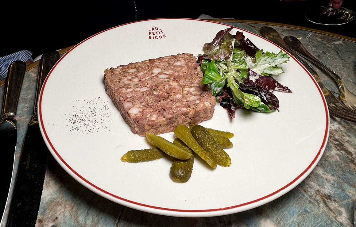 Au Petit Riche Terrine de sanglier