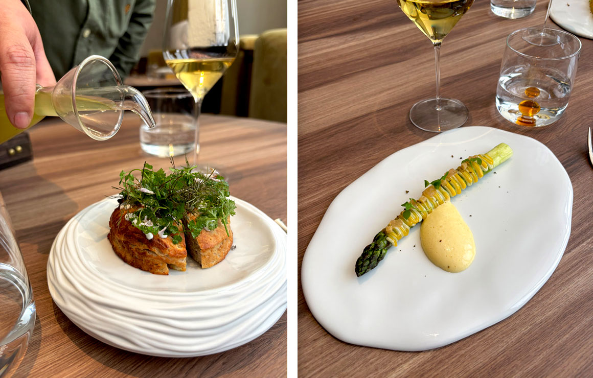 Restaurant Irwin Migliicciu, Asperge verte