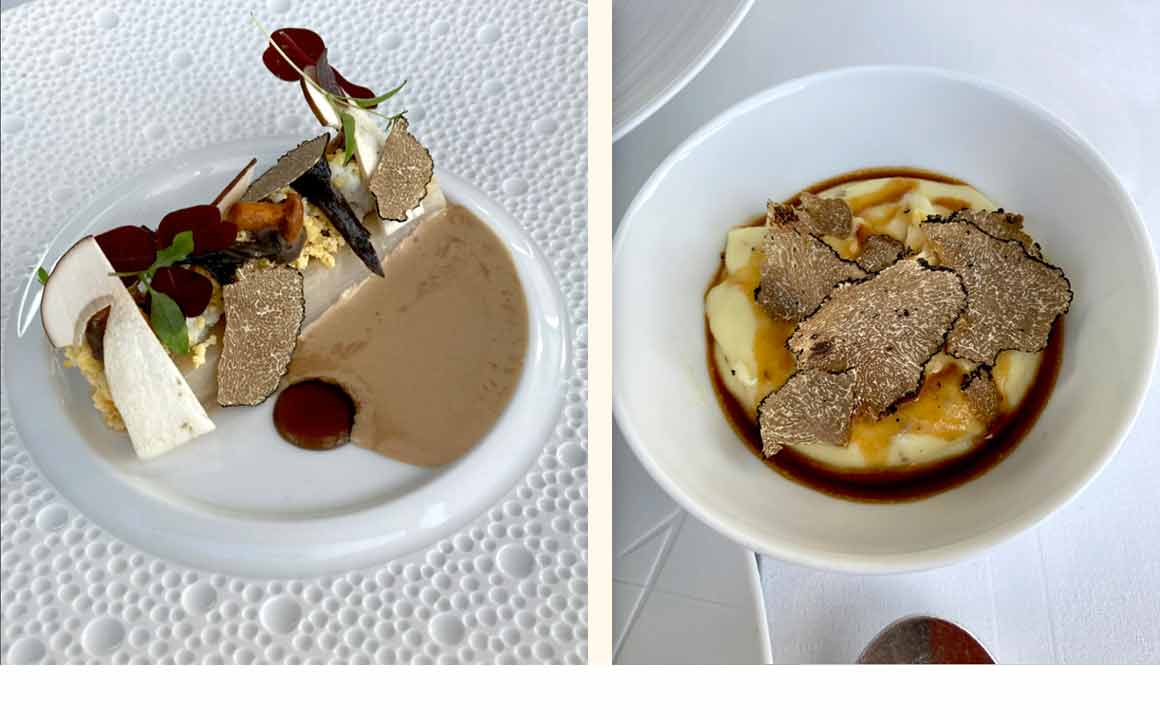 L'Oiseau Blanc poireau et purée truffes