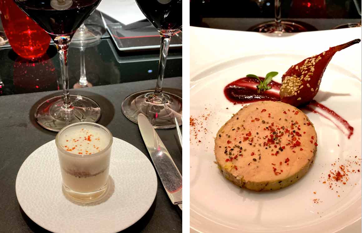 Atelier Robuchon Etoile Royale crémeuse et Foie gras