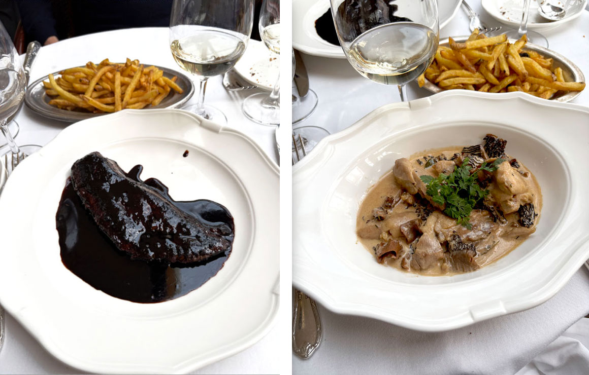 Foie de veau, Fricassée de volaille