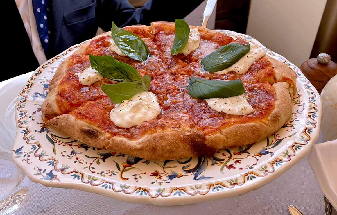 Restaurant Gigi pizza Margherita