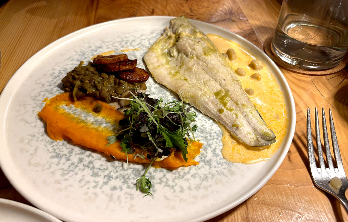 Poisson boucané du restaurant Leriche