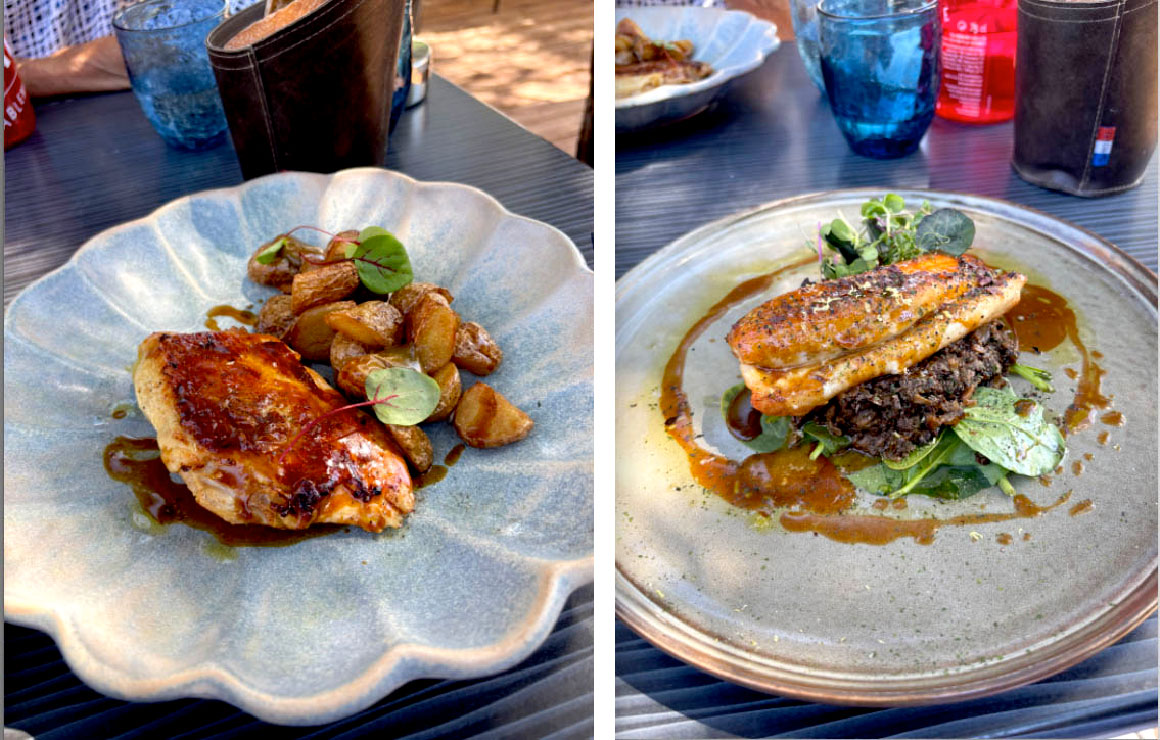 Les Hamptons filet de poulet, sole