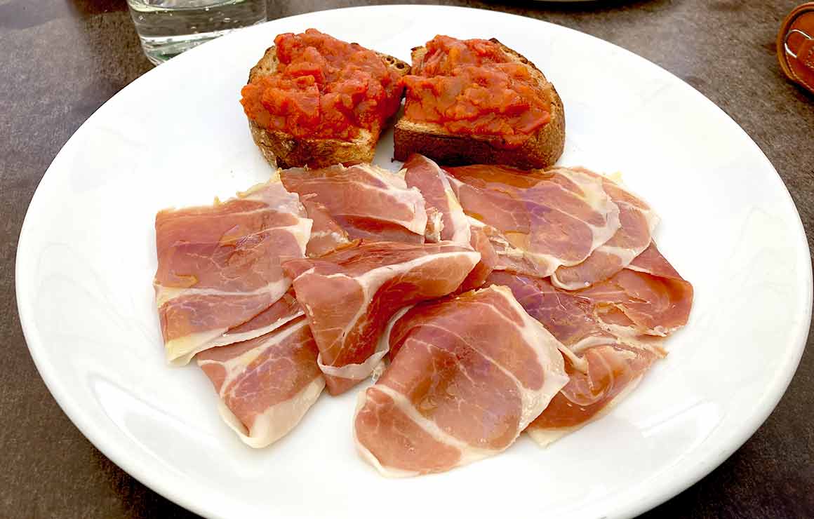 Radioeat Jambon Serrano et concassée de tomate