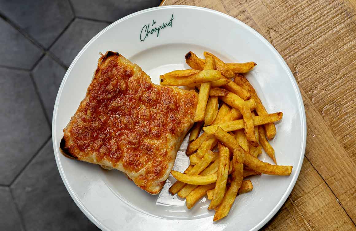 Restaurant Le Choupinet, croque-monsieur