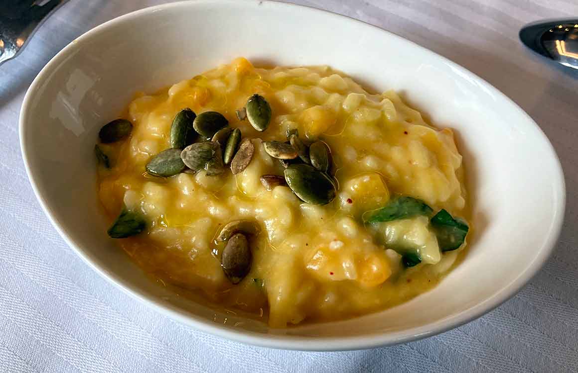 Mauro Colagreco risotto butternut et courge