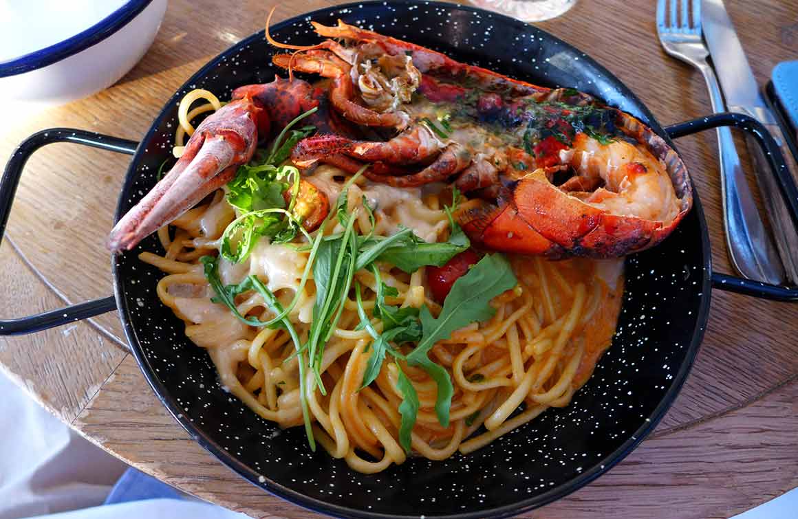 Restaurant Polpo linguine homard
