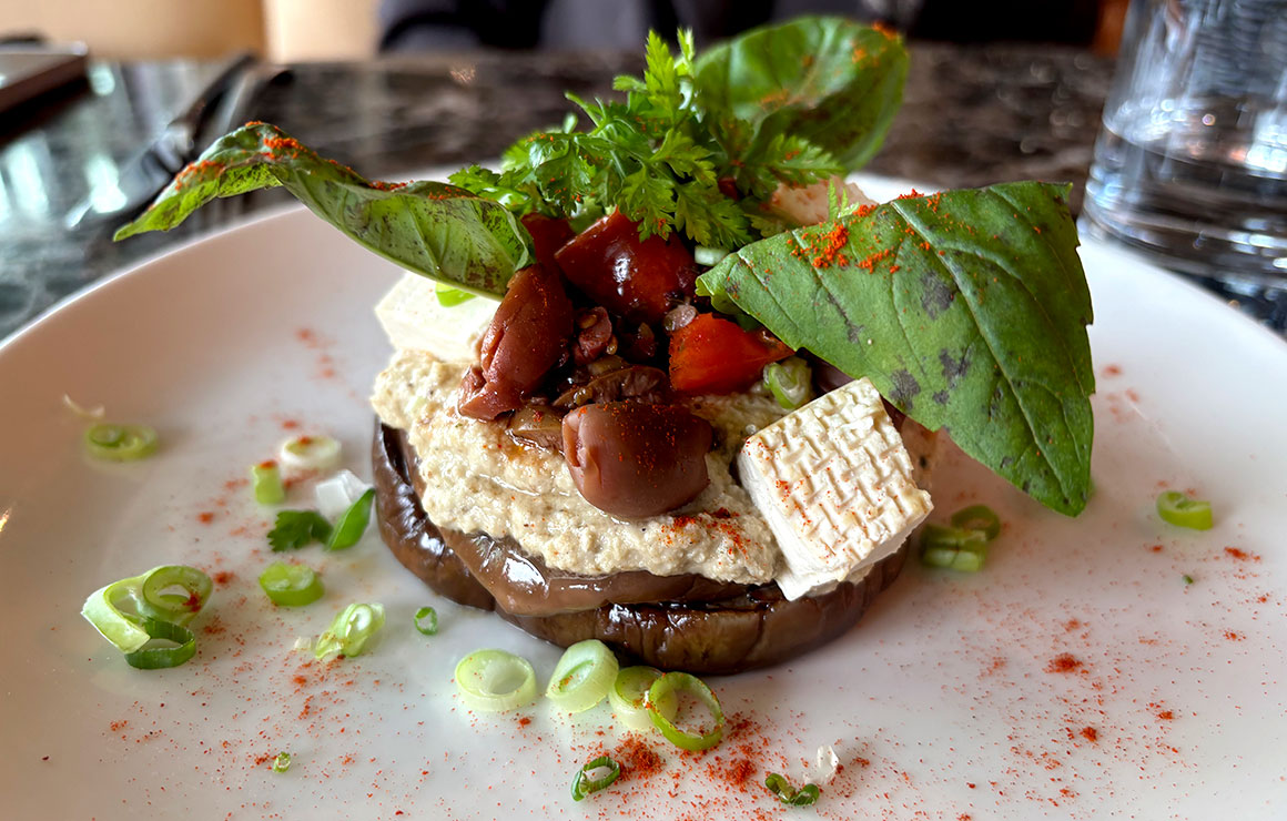 Les Roseaux Aubergine rôtie