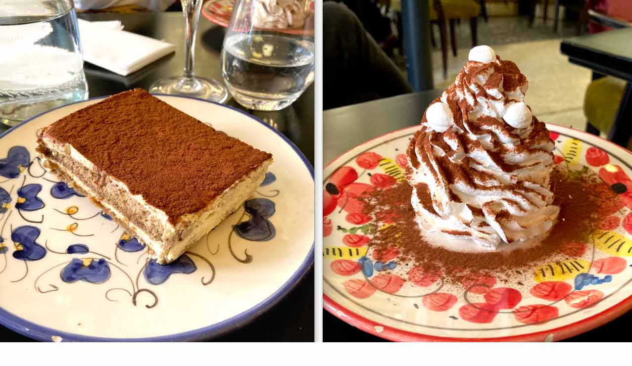 Casa di Peppe Tiramisu et Mont Blanc