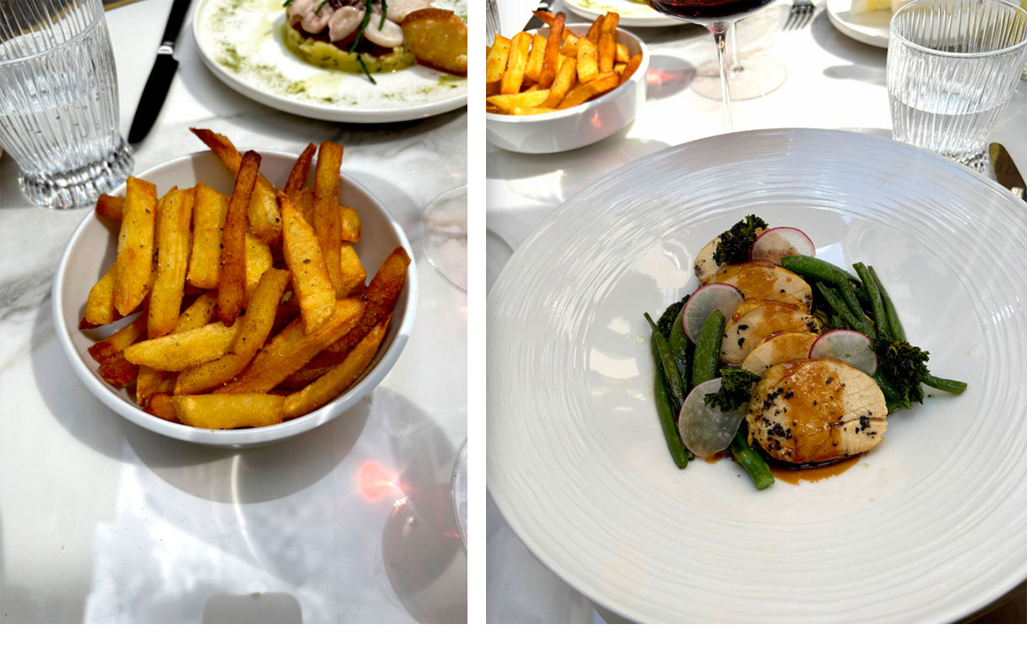 Frites et Suprême de volaille