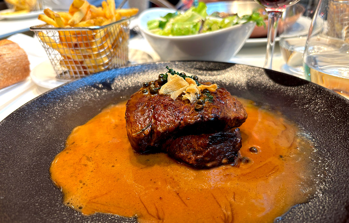 Lazare filet de boeuf sauce au poivre