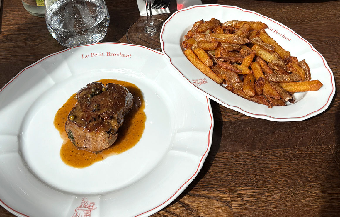 Filet de veau au poivre