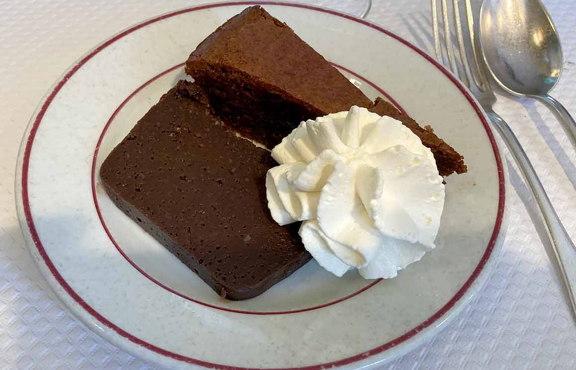 Restaurant Le Relais de Venise Gâteaux au chocolat