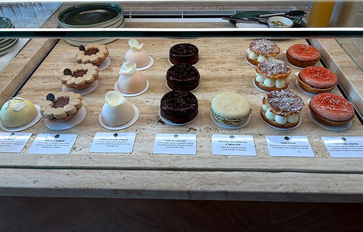 Les pâtisseries