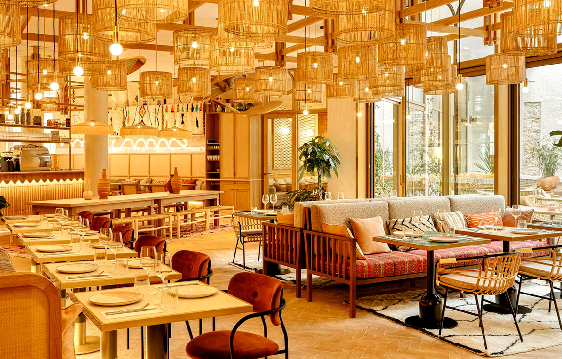 La salle du restaurant Bloom Garden