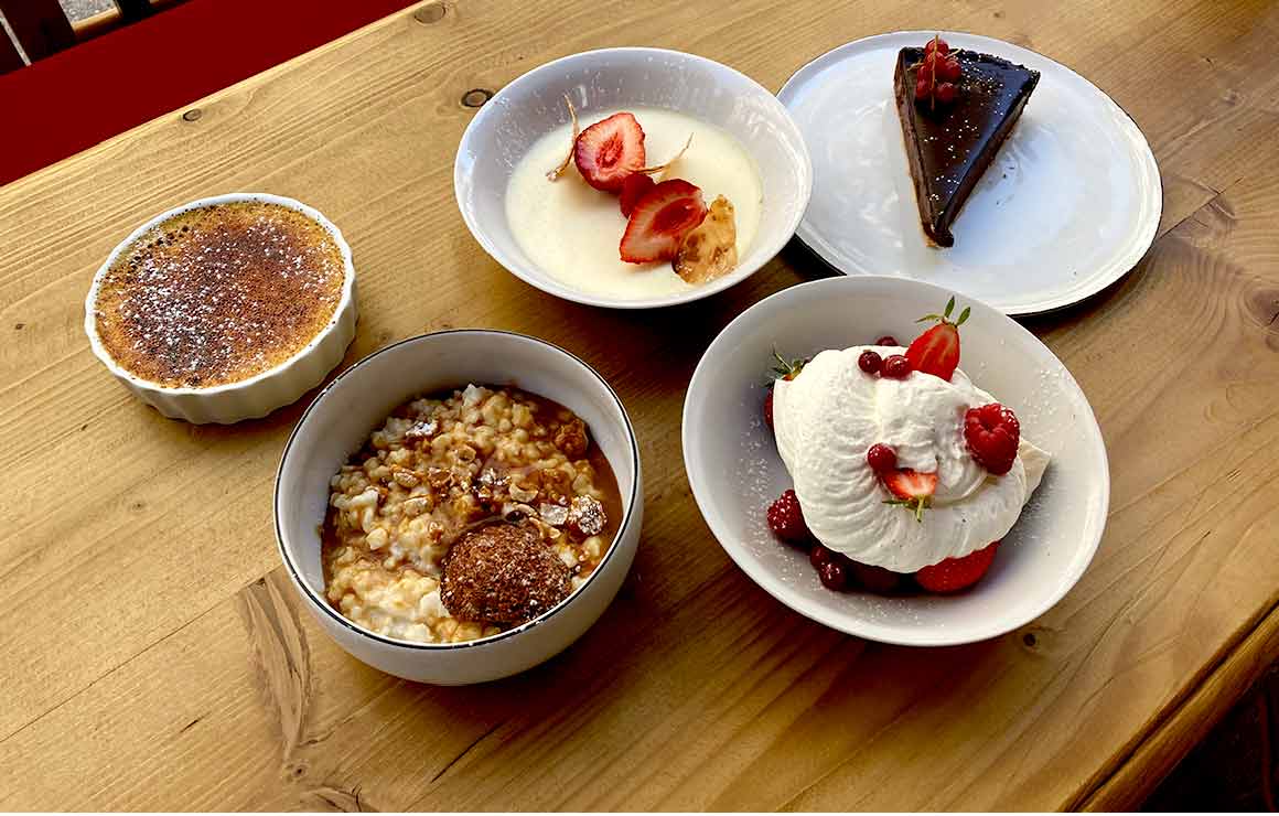 Les desserts de La Cantine du Troquet Dupleix