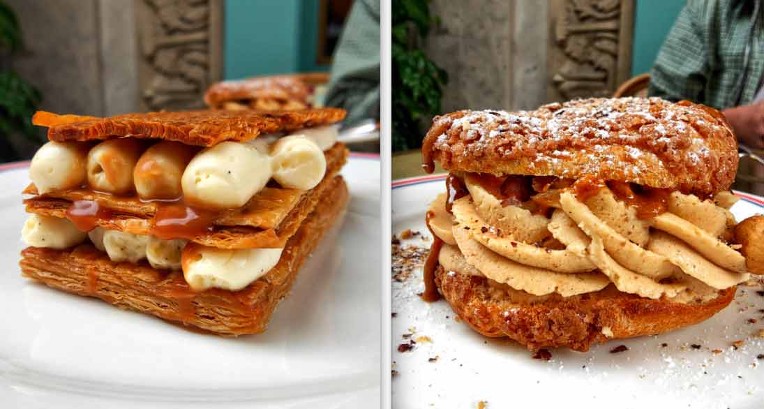 La Brasserie Dubillot Mille feuille et Paris-Brest