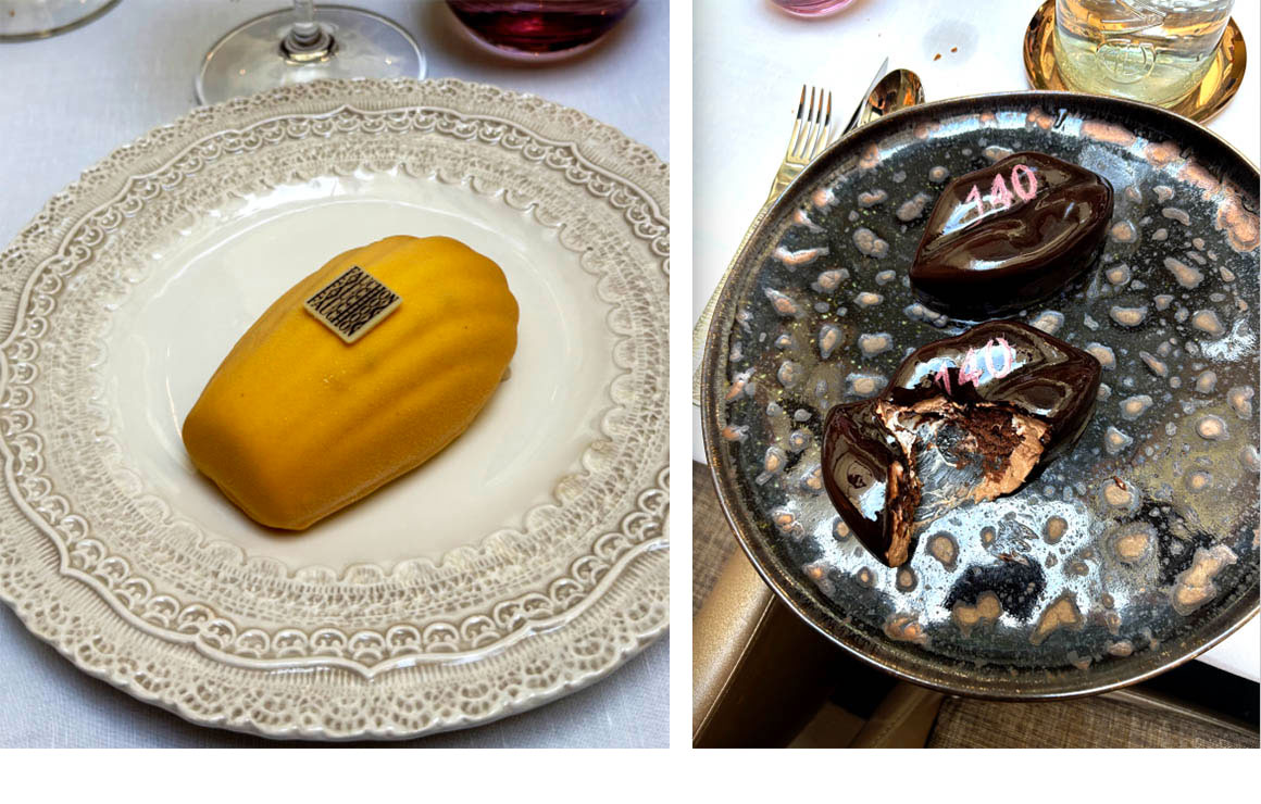 Menu Fauchon 140 ans desserts